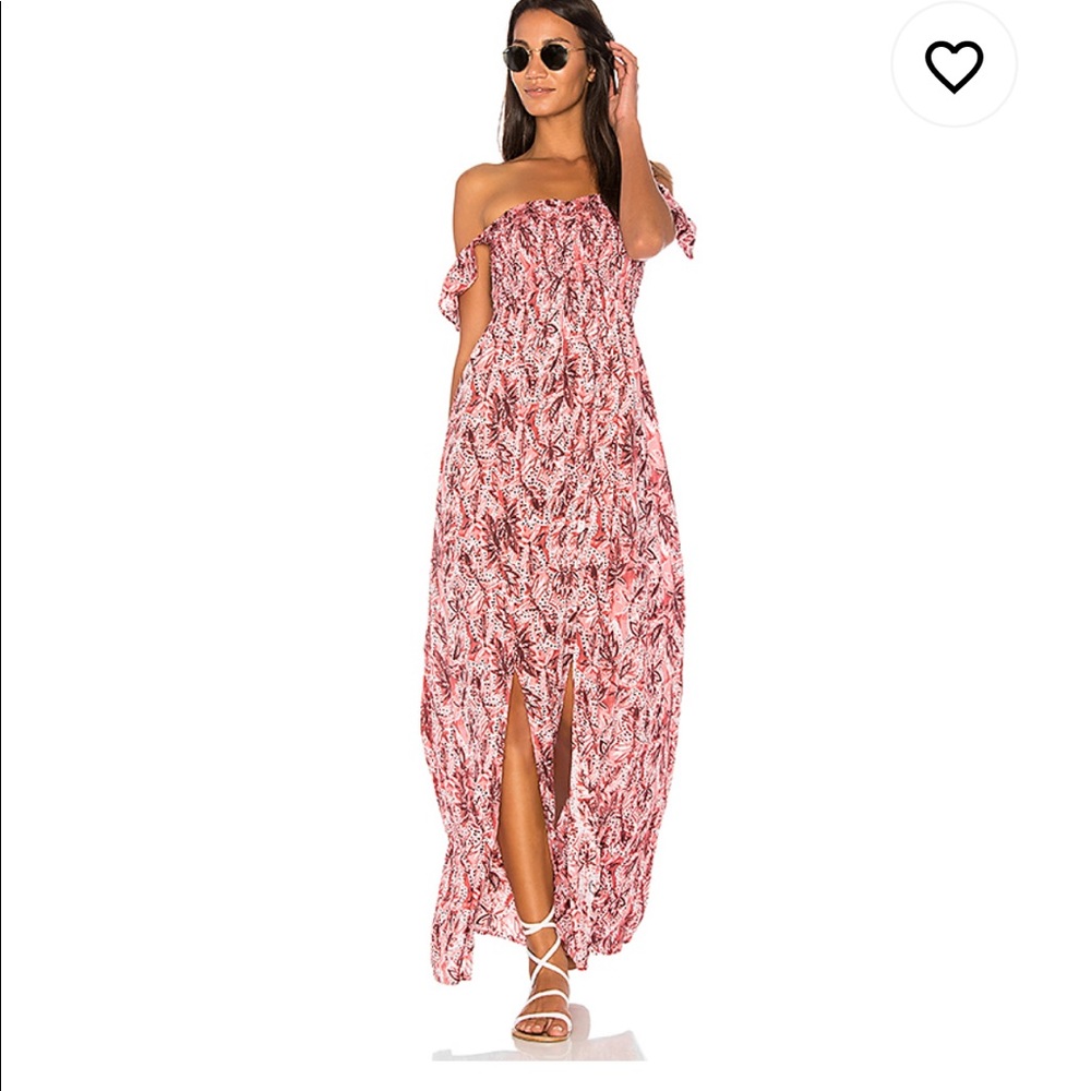 Tiare Hawaii Hollie off the shoulder maxi dress